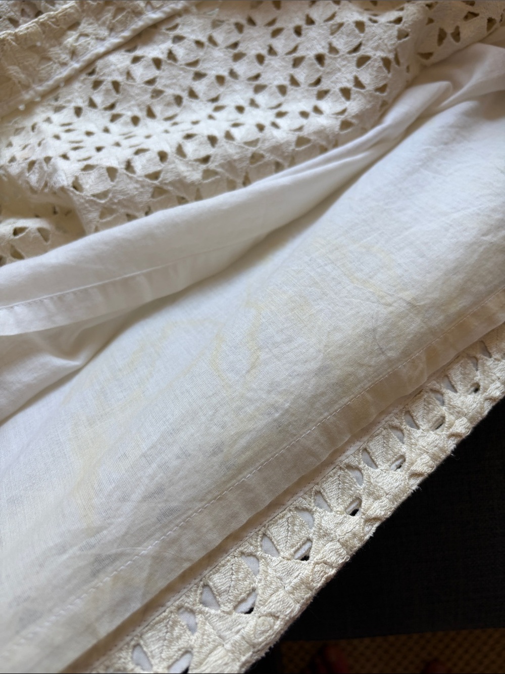 Tory Burch cotton lace eyelet skirt - Picture 8 of 10